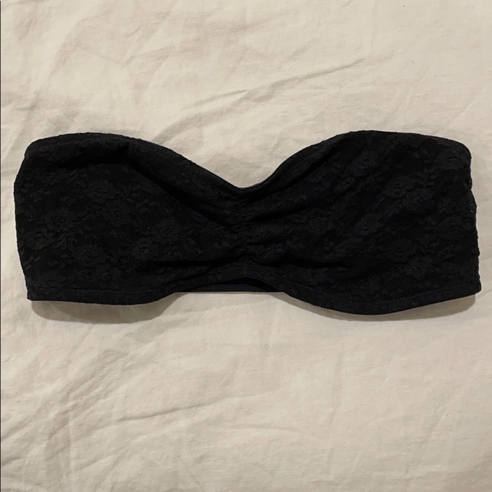 Lace black bandeau